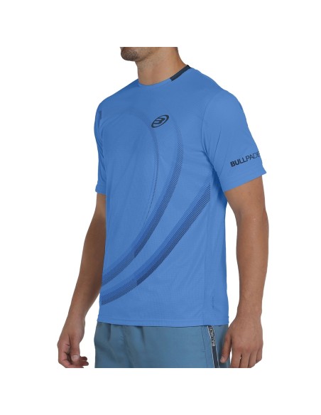 CAMISETA BULLPADEL BEQUE 995 AZUL ATOMICO | Ofertas de pádel